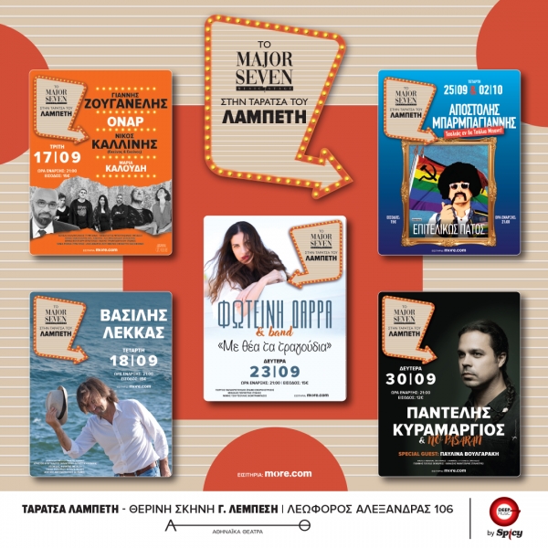 &Tau;&Omicron; MAJOR SEVEN &Sigma;&Tau;&Eta;&Nu; &Tau;&Alpha;&Rho;&Alpha;&Tau;&Sigma;&Alpha; &Tau;&Omicron;&Upsilon; &Lambda;&Alpha;&Mu;&Pi;&Epsilon;&Tau;&Eta;